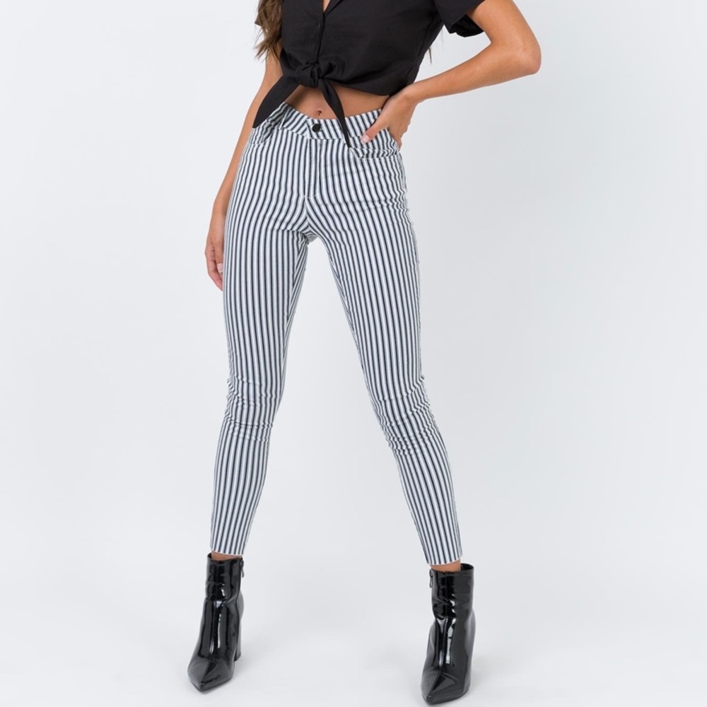 Princess Polly THE ELKE PANTS NAVY
